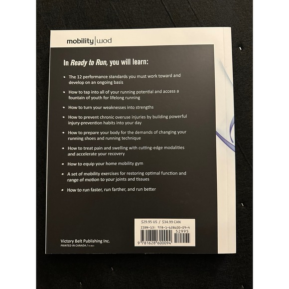 Ready to Run Dr Kelly Starrett TJ Murphy Running Mobility Book - Picture 2 of 3